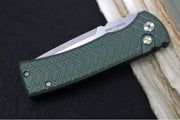 Pro Tech Chaves Redencion Blade Show West Exclusive - "Tread" Green Anodized Aluminum Handle / Tanto Blade / CPM-S35VN Steel / Mosaic Pin Push Button BSW25.Redencion.1 - Northwest Knives