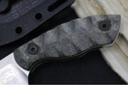 White River Knives GTI 3 - Drop Point Blade / Stonewash Finish / Grooved Contoured Micarta Handle WRGTI3-LBO - Northwest Knives