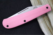 White River Knives Trailhead Trapper Slipjoint Custom - Pink G-10 Handle / Trapper Blade / CPM-S35VN Steel - Northwest Knives
