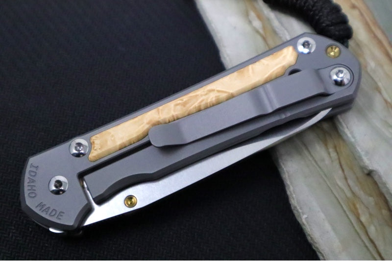 Chris Reeve Knives Small Sebenza 31 LEFT HAND - Insingo Blade / CPM-Magnacut Steel / Box Elder Inlay S31-1127 (A1) - Northwest Knives
