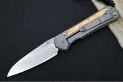 Chris Reeve Knives Small Sebenza 31 LEFT HAND - Insingo Blade / CPM-Magnacut Steel / Box Elder Inlay S31-1127 (A2) - Northwest Knives