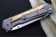 Chris Reeve Knives Small Sebenza 31 LEFT HAND - Insingo Blade / CPM-Magnacut Steel / Box Elder Inlay S31-1127 (A2) - Northwest Knives