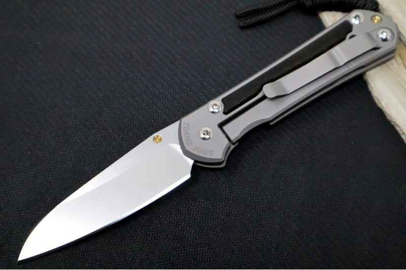 Chris Reeve Knives Small Sebenza 31 LEFT HAND - Insingo Blade / CPM-Magnacut Steel / Macassar Ebony Inlay S31-1129 (A2) - Northwest Knives