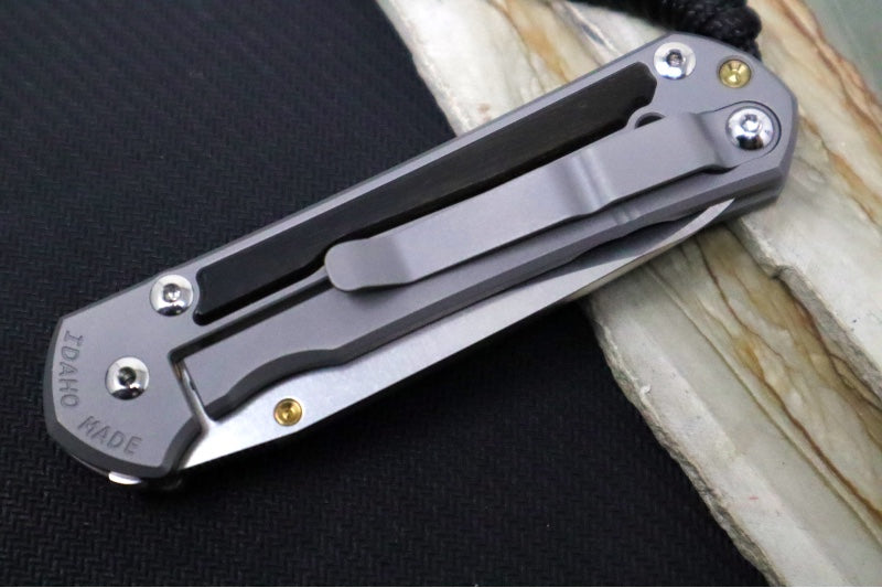 Chris Reeve Knives Small Sebenza 31 LEFT HAND - Insingo Blade / CPM-Magnacut Steel / Bog Oak Inlay S31-1125 (A1) - Northwest Knives