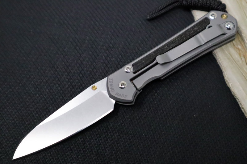 Chris Reeve Knives Small Sebenza 31 LEFT HAND - Insingo Blade / CPM-Magnacut Steel / Bog Oak Inlay S31-1125 (A1) - Northwest Knives