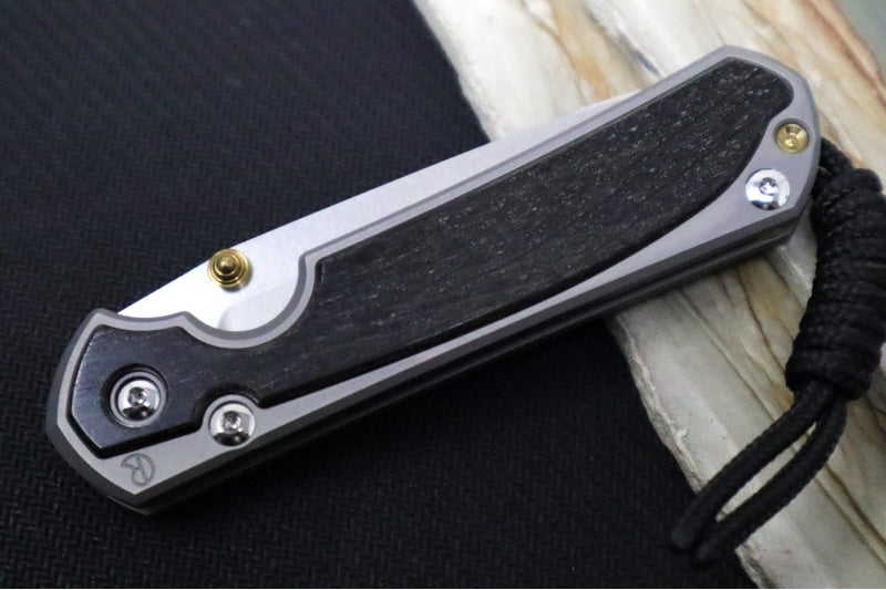 Chris Reeve Knives Small Sebenza 31 LEFT HAND - Insingo Blade / CPM-Magnacut Steel / Bog Oak Inlay S31-1125 (A1)