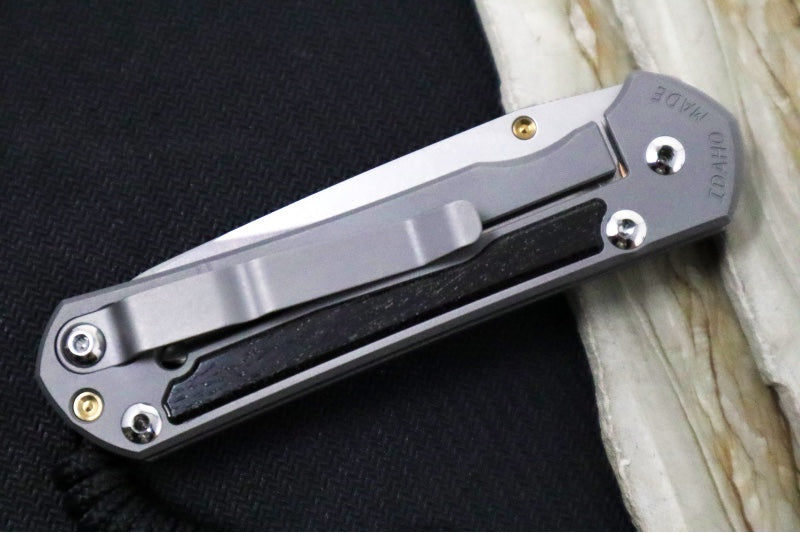 Chris Reeve Knives Small Sebenza 31 LEFT HAND - Insingo Blade / CPM-Magnacut Steel / Bog Oak Inlay S31-1125 (A2)