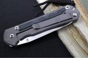 Chris Reeve Knives Small Sebenza 31 LEFT HAND - Insingo Blade / Black Canvas Micarta Inlay / CPM-Magnacut Steel S31-1221 - Northwest Knives