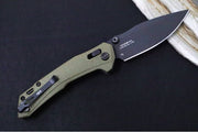 Zero Tolerance 0203 Manual Folder - CPM-M4 Steel / Black PVD Finish / Textured Olive Drab G-10 Handle - Northwest Knives