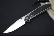 Chris Reeve Knives Small Sebenza 31 Polished - Drop Point Blade in CPM-Magnacut / Bog Oak Inlay (A8) S31-1620 - Northwest Knives