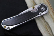 Chris Reeve Knives Small Sebenza 31 Polished - Drop Point Blade in CPM-Magnacut / Bog Oak Inlay (A7) S31-1620 - Northwest Knives