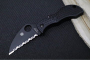 Spyderco ManBug- Black FRN Handle / VG10 Steel / Wharncliffe Serrated Blade MBKWSBK - Northwest Knives