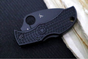 Spyderco ManBug- Black FRN Handle / VG10 Steel / Wharncliffe Serrated Blade MBKWSBK - Northwest Knives