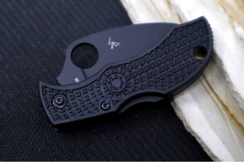 Spyderco ManBug- Black FRN Handle / VG10 Steel / Wharncliffe Serrated Blade MBKWSBK - Northwest Knives