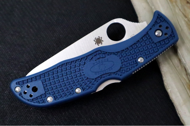 Spyderco Endela - Cobalt Blue FRN Handle / Satin Blade / SPY27 Steel - C243PCBL