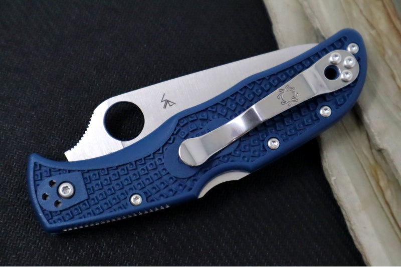 Spyderco Endela - Cobalt Blue FRN Handle / Satin Blade / SPY27 Steel - C243PCBL - Northwest Knives