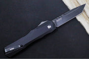 Kershaw 9000T Livewire OTF - Black Anodized Aluminum Handle / CPM-Magnacut / Tanto Blade / Black Oxide Finish - Northwest Knives