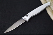 Piranha Knives "DNA" - Black Blade / CPM-S30V Blade / Silver Aluminum Handle - Northwest Knives