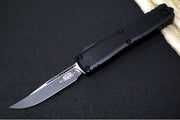 Microtech Ultratech Gen IV OTF - Black Finish / Drop Point Blade / Black Anodized Aluminum Handle 11214-1T - Northwest Knives