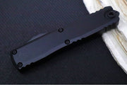Microtech Ultratech Gen IV OTF - Black Finish / Drop Point Blade / Black Anodized Aluminum Handle 11214-1T - Northwest Knives