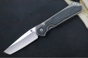 Chris Reeve Knives Small Sebenza 31 - Tanto / Black Canvas Micarta Inlay / CPM-Magnacut Steel S31-1228 - Northwest Knives