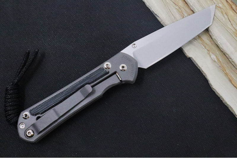 Chris Reeve Knives Small Sebenza 31 - Tanto / Black Canvas Micarta Inlay / CPM-Magnacut Steel S31-1228
