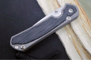 Chris Reeve Knives Small Sebenza 31 - Tanto / Black Canvas Micarta Inlay / CPM-Magnacut Steel S31-1228 - Northwest Knives