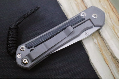 Chris Reeve Knives Small Sebenza 31 - Tanto / Black Canvas Micarta Inlay / Magnacut Steel S31-1228