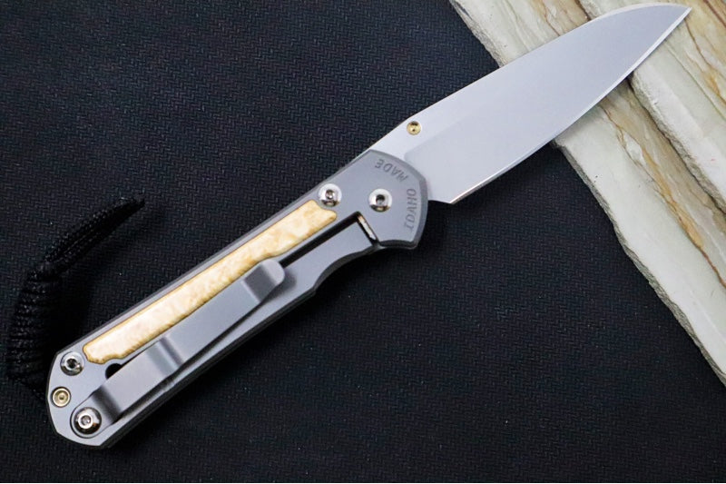 Chris Reeve Knives Small Sebenza 31 - Insingo / CPM-Magnacut Steel / Box Elder Inlay (A1) S31-1126