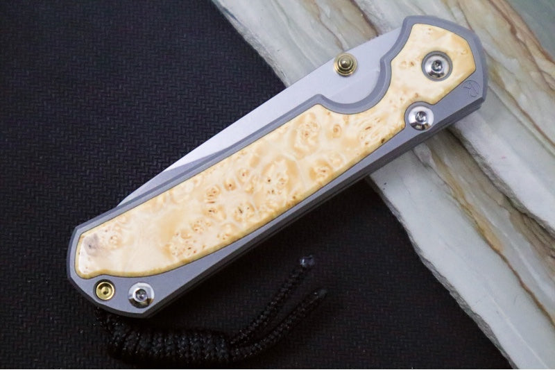 Chris Reeve Knives Small Sebenza 31 - Insingo / CPM-Magnacut Steel / Box Elder Inlay (A1) S31-1126