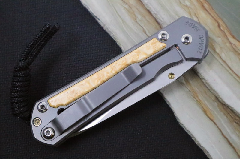 Chris Reeve Knives Small Sebenza 31 - Insingo / CPM-Magnacut Steel / Box Elder Inlay (A1) S31-1126