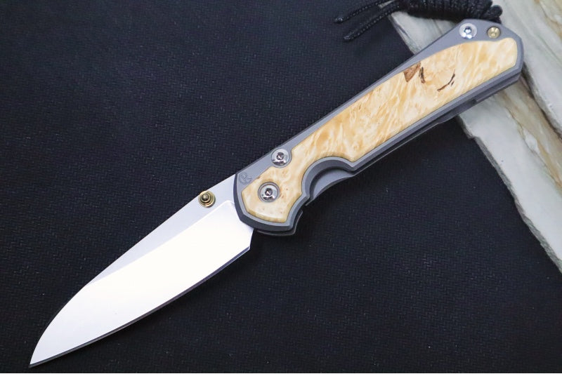 Chris Reeve Knives Small Sebenza 31 - Insingo / CPM-Magnacut Steel / Box Elder Inlay (A2) S31-1126
