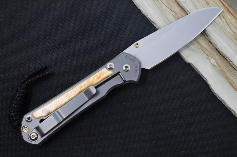 Chris Reeve Knives Small Sebenza 31 - Insingo / CPM-Magnacut Steel / Box Elder Inlay (A2) S31-1126