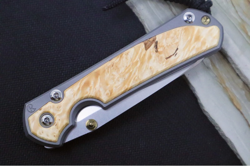 Chris Reeve Knives Small Sebenza 31 - Insingo / CPM-Magnacut Steel / Box Elder Inlay (A2) S31-1126