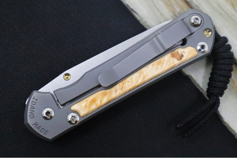 Chris Reeve Knives Small Sebenza 31 - Insingo / CPM-Magnacut Steel / Box Elder Inlay (A2) S31-1126