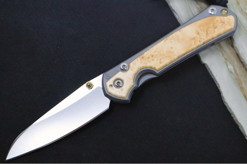 Chris Reeve Knives Small Sebenza 31 - Insingo / CPM-Magnacut Steel / Box Elder Inlay (A3) S31-1126