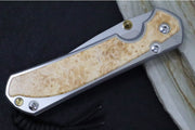 Chris Reeve Large Sebenza 31 - Polished Drop Point Blade / Box Elder Inlay / CPM-Magnacut L31-1628 (A3) - Northwest Knives