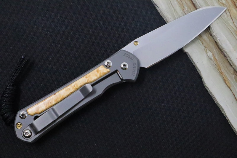 Chris Reeve Knives Small Sebenza 31 - Insingo / CPM-Magnacut Steel / Box Elder Inlay (A3) S31-1126