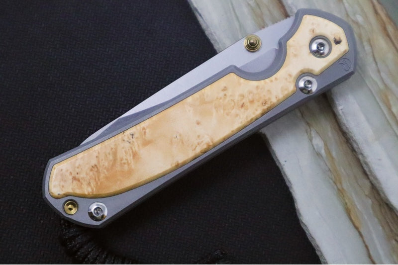 Chris Reeve Knives Small Sebenza 31 - Insingo / CPM-Magnacut Steel / Box Elder Inlay (A3) S31-1126