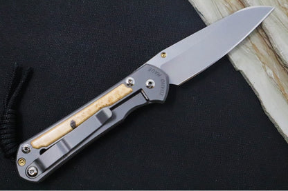 Chris Reeve Knives Small Sebenza 31 - Insingo / CPM-Magnacut Steel / Box Elder Inlay (A4)