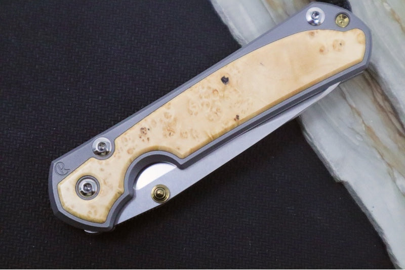Chris Reeve Knives Small Sebenza 31 - Insingo / CPM-Magnacut Steel / Box Elder Inlay (A4) S31-1126 - Northwest Knives