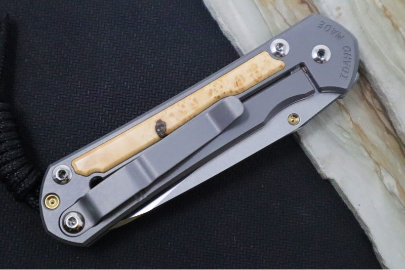 Chris Reeve Knives Small Sebenza 31 - Insingo / CPM-Magnacut Steel / Box Elder Inlay (A4) S31-1126 - Northwest Knives