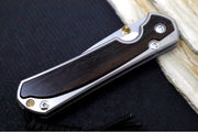 Chris Reeve Knives Small Sebenza 31 - CPM-Magnacut Steel / Polished Drop Point / Macassar Ebony Inlay (A3) S31-1636 - Northwest Knives