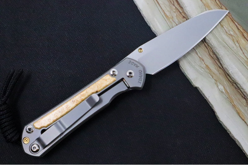 Chris Reeve Knives Small Sebenza 31 - Insingo / CPM-Magnacut Steel / Box Elder Inlay (A5) S31-1126