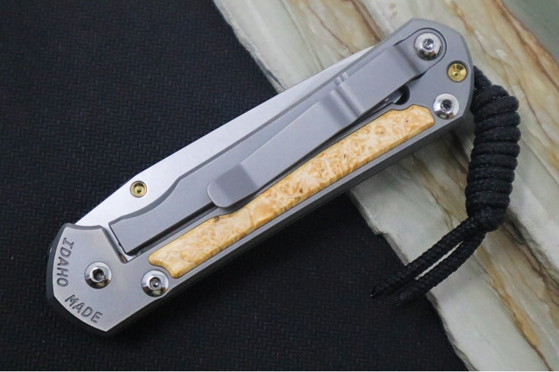 Chris Reeve Knives Small Sebenza 31 - Insingo / CPM-Magnacut Steel / Box Elder Inlay (A5) S31-1126