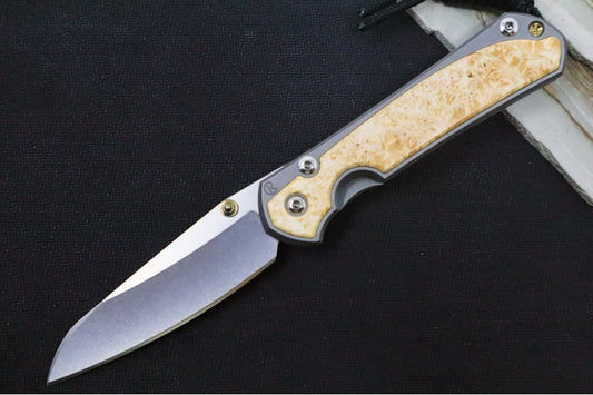 Chris Reeve Knives Small Sebenza 31 - Insingo / CPM-Magnacut Steel / Box Elder Inlay (A5)