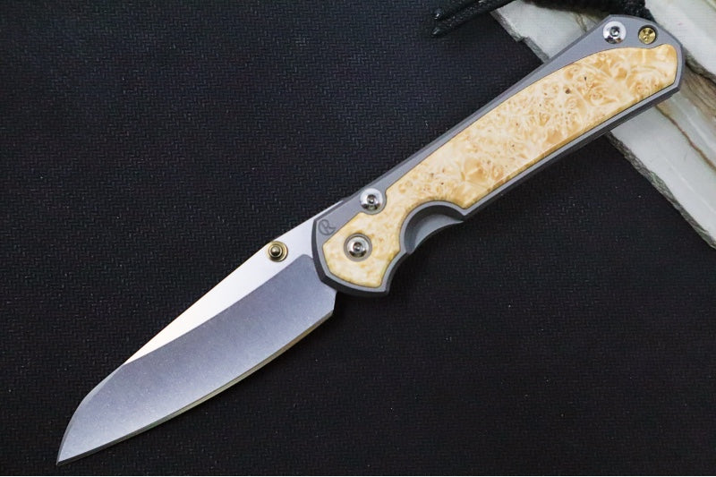 Chris Reeve Knives Small Sebenza 31 - Insingo / CPM-Magnacut Steel / Box Elder Inlay (A5) S31-1126