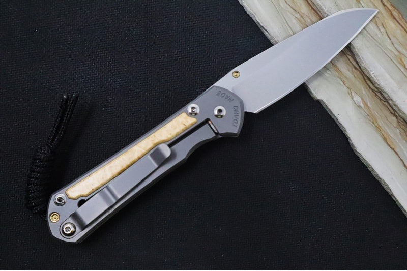 Chris Reeve Knives Small Sebenza 31 - Insingo / CPM-Magnacut Steel / Box Elder Inlay (A6)
