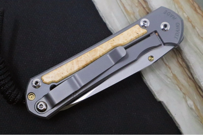 Chris Reeve Knives Small Sebenza 31 - Insingo / CPM-Magnacut Steel / Box Elder Inlay (A6) S31-1126 - Northwest Knives