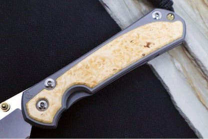 Chris Reeve Knives Small Sebenza 31 - Insingo / CPM-Magnacut Steel / Box Elder Inlay (A7)